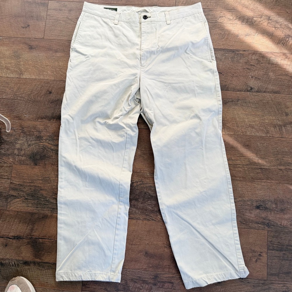Orvis Ultimate Khaki Pants Mens 35 Cream